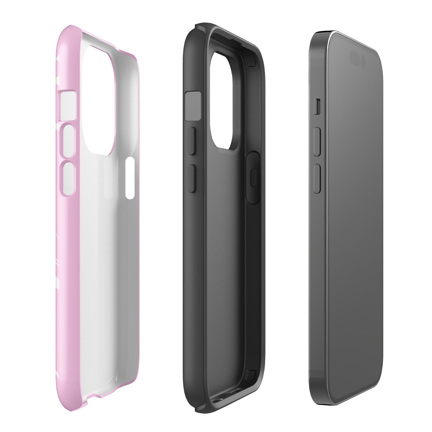 Pink and White Y2K Aesthetic Butterfly Swirl Phone Case - kasebby