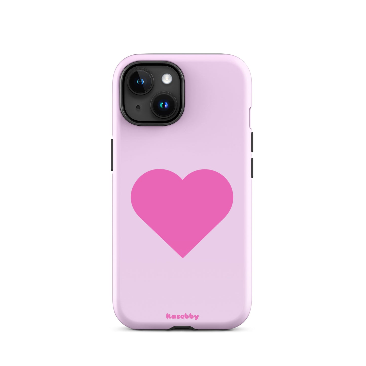 Pink Heart Cute Aesthetic Phone Case – Girly Protective iPhone Cover