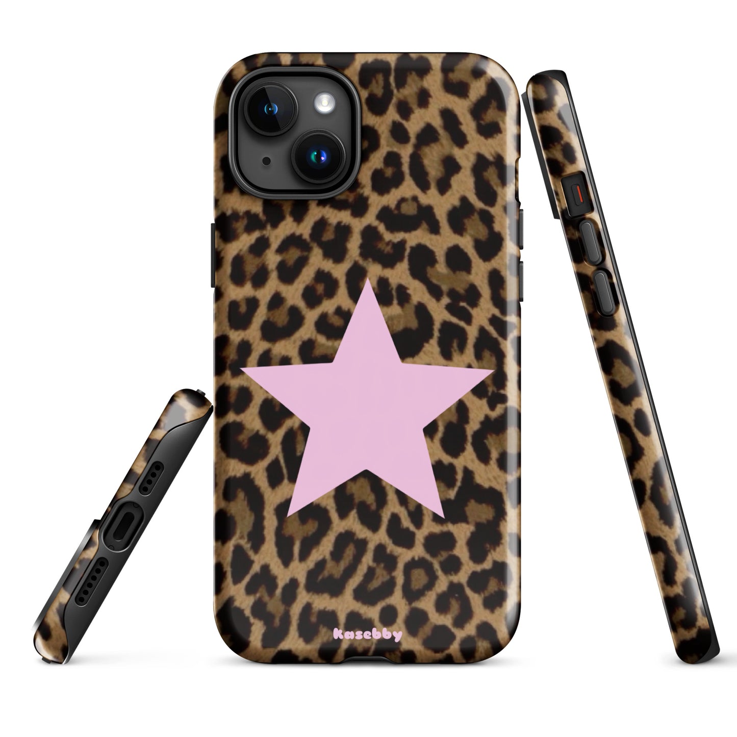Leopard Print 2000s Mcbling Aesthetic Case For iPhone - kasebby