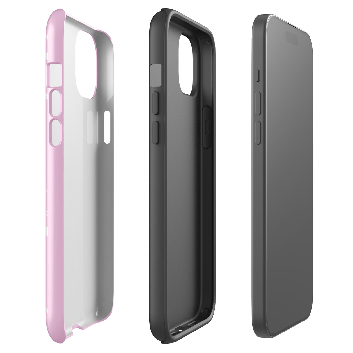 Pink and White Y2K Aesthetic Butterfly Swirl Phone Case - kasebby