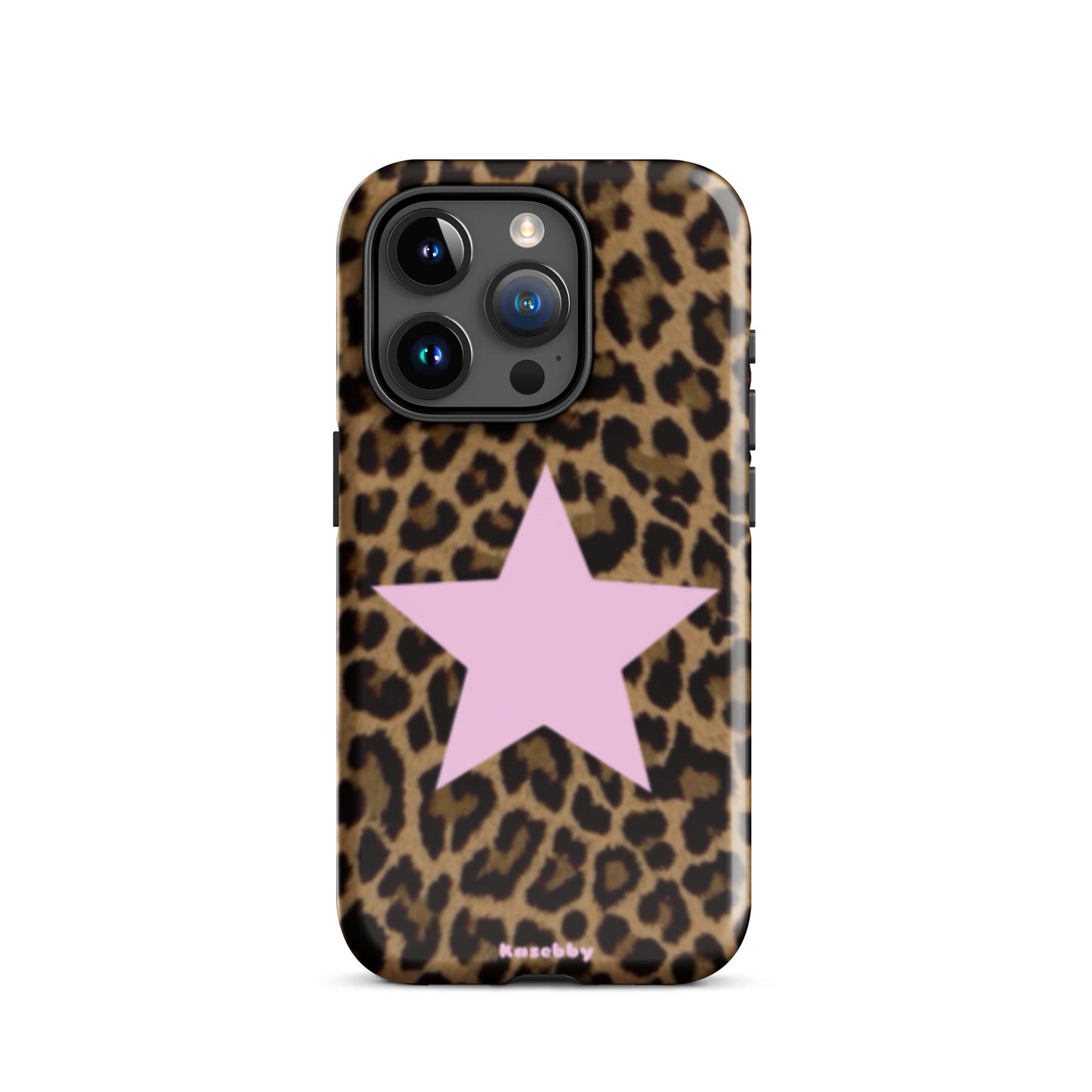 Leopard Print 2000s Mcbling Aesthetic Case For iPhone - kasebby