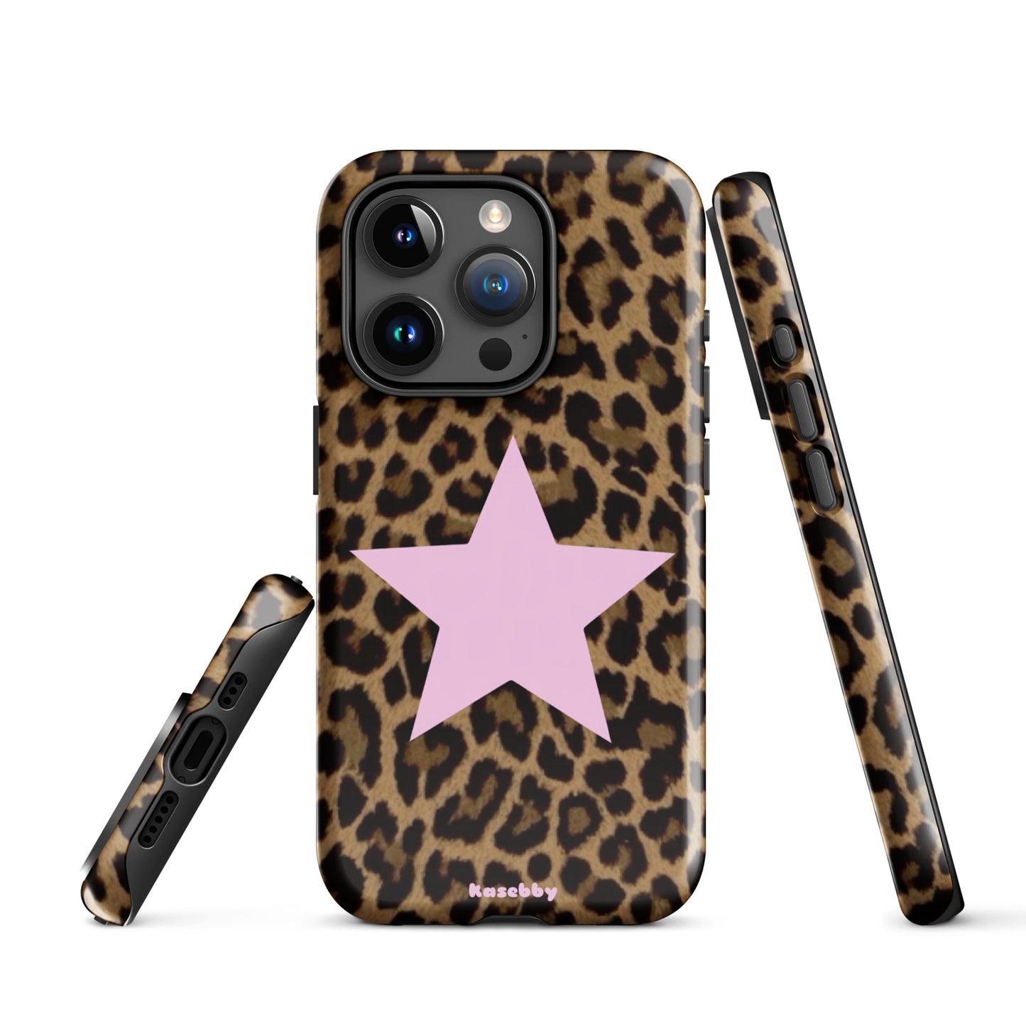 Leopard Print 2000s Mcbling Aesthetic Case For iPhone - kasebby