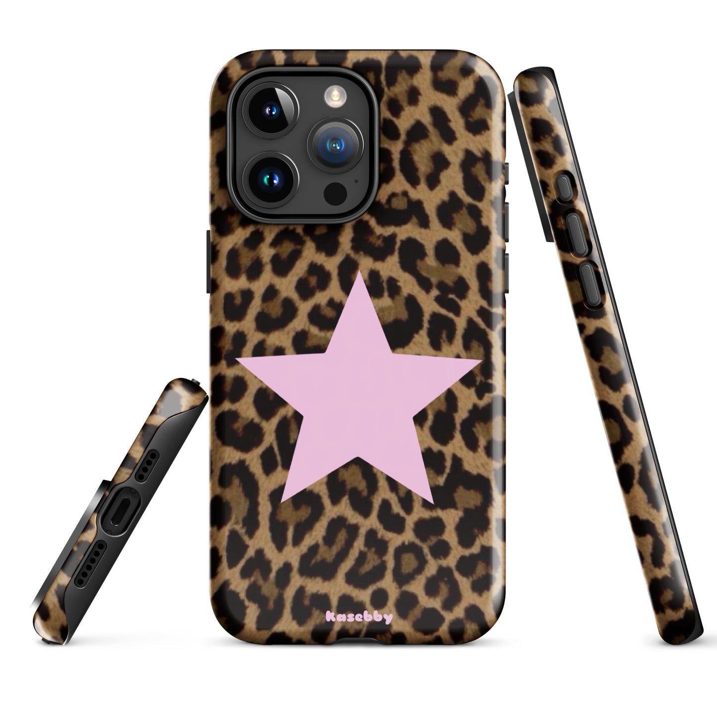 Leopard Print 2000s Mcbling Aesthetic Case For iPhone - kasebby