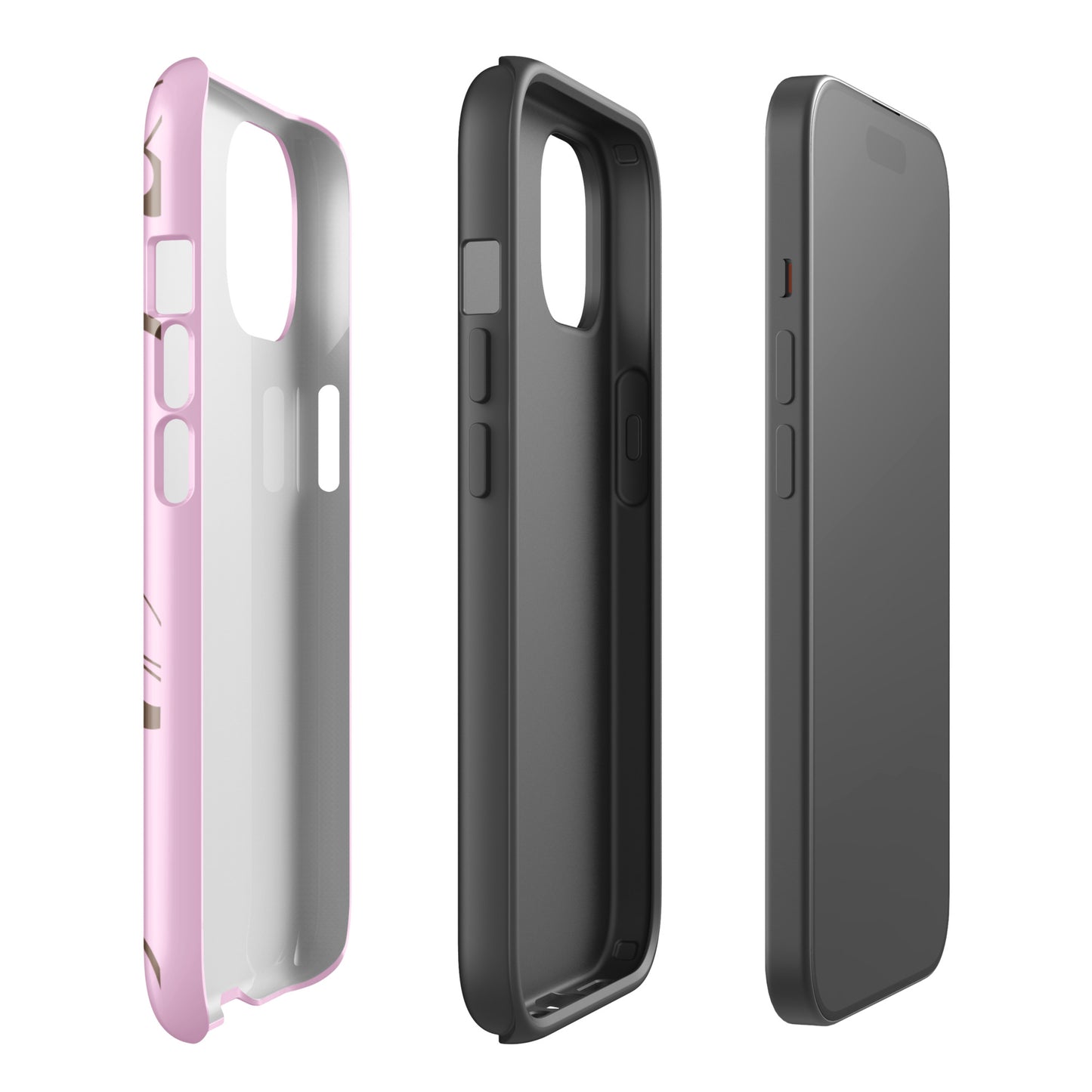 Pink and Brown Y2K Aesthetic Butterfly Swirl Phone Case - kasebby