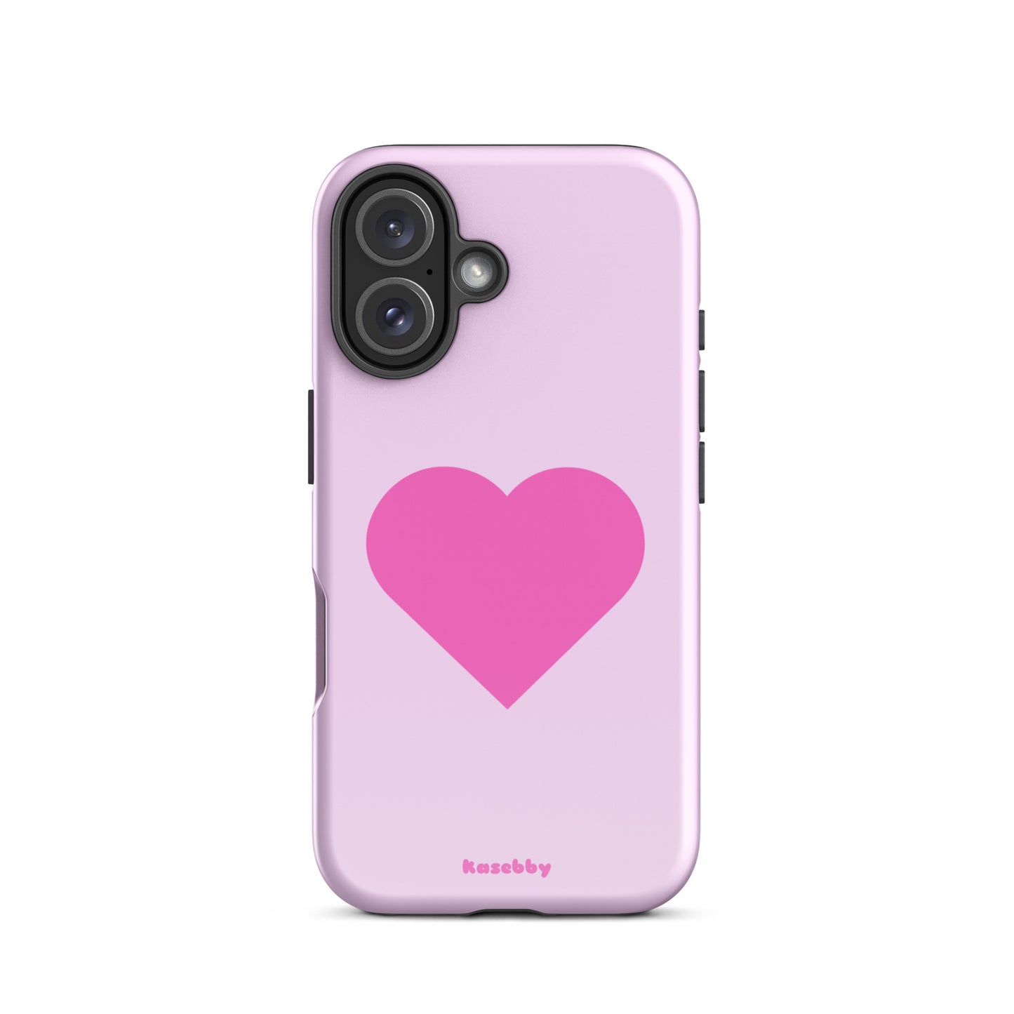 Pink Heart Cute Aesthetic Phone Case – Girly Protective iPhone Cover