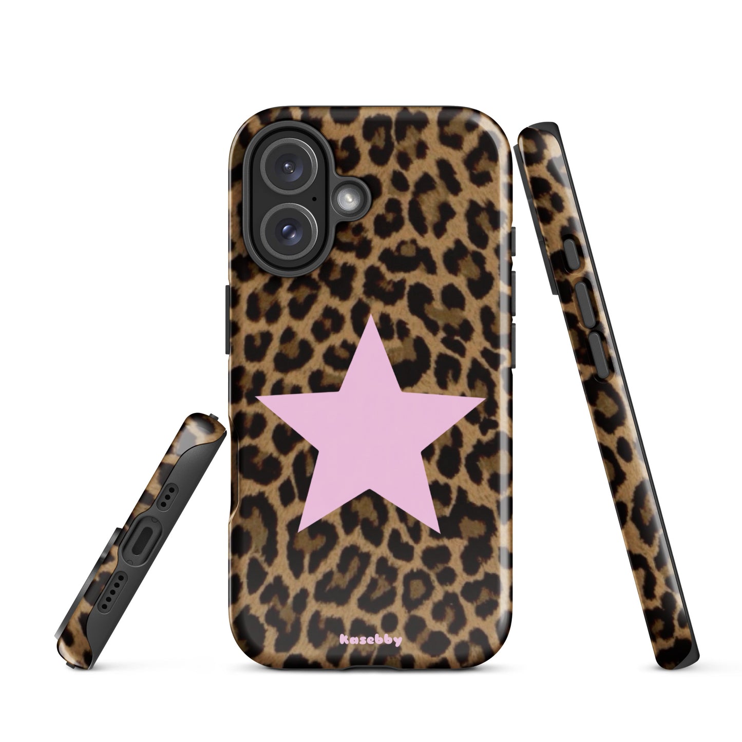 Leopard Print 2000s Mcbling Aesthetic Case For iPhone - kasebby