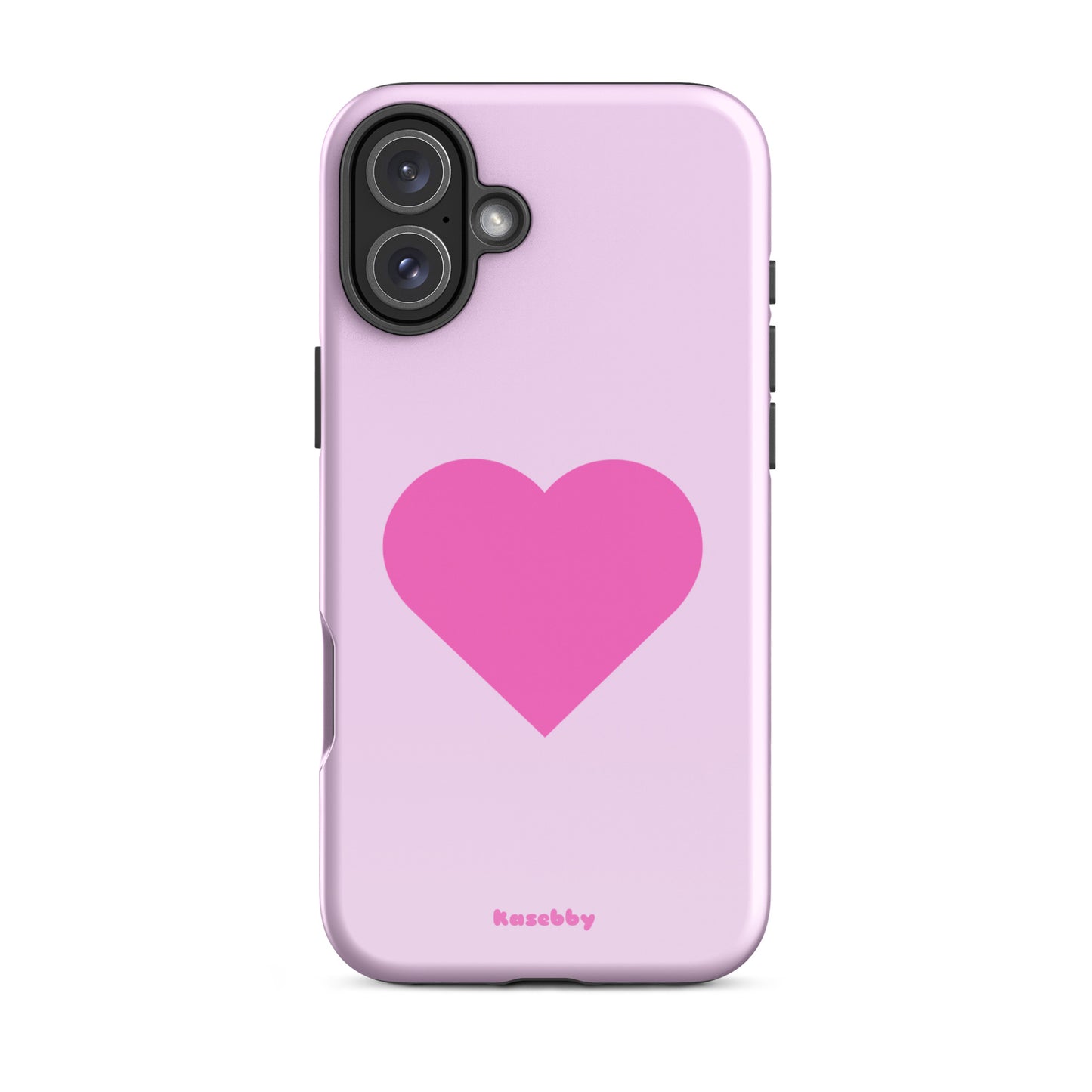 Pink Heart Cute Aesthetic Phone Case – Girly Protective iPhone Cover