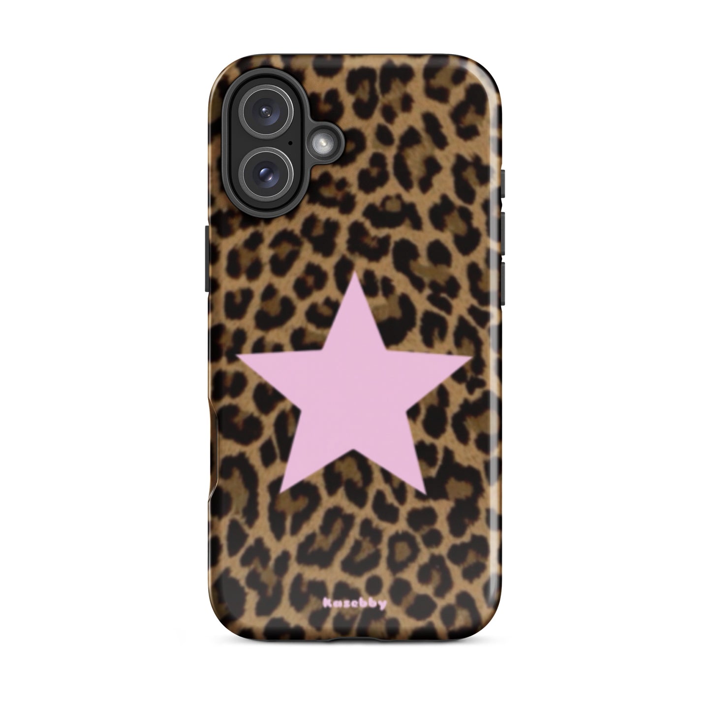 Leopard Print 2000s Mcbling Aesthetic Case For iPhone - kasebby