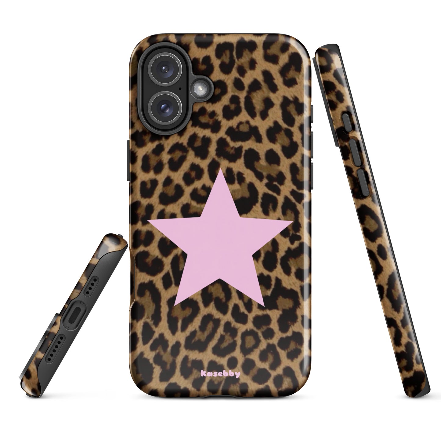 Leopard Print 2000s Mcbling Aesthetic Case For iPhone - kasebby