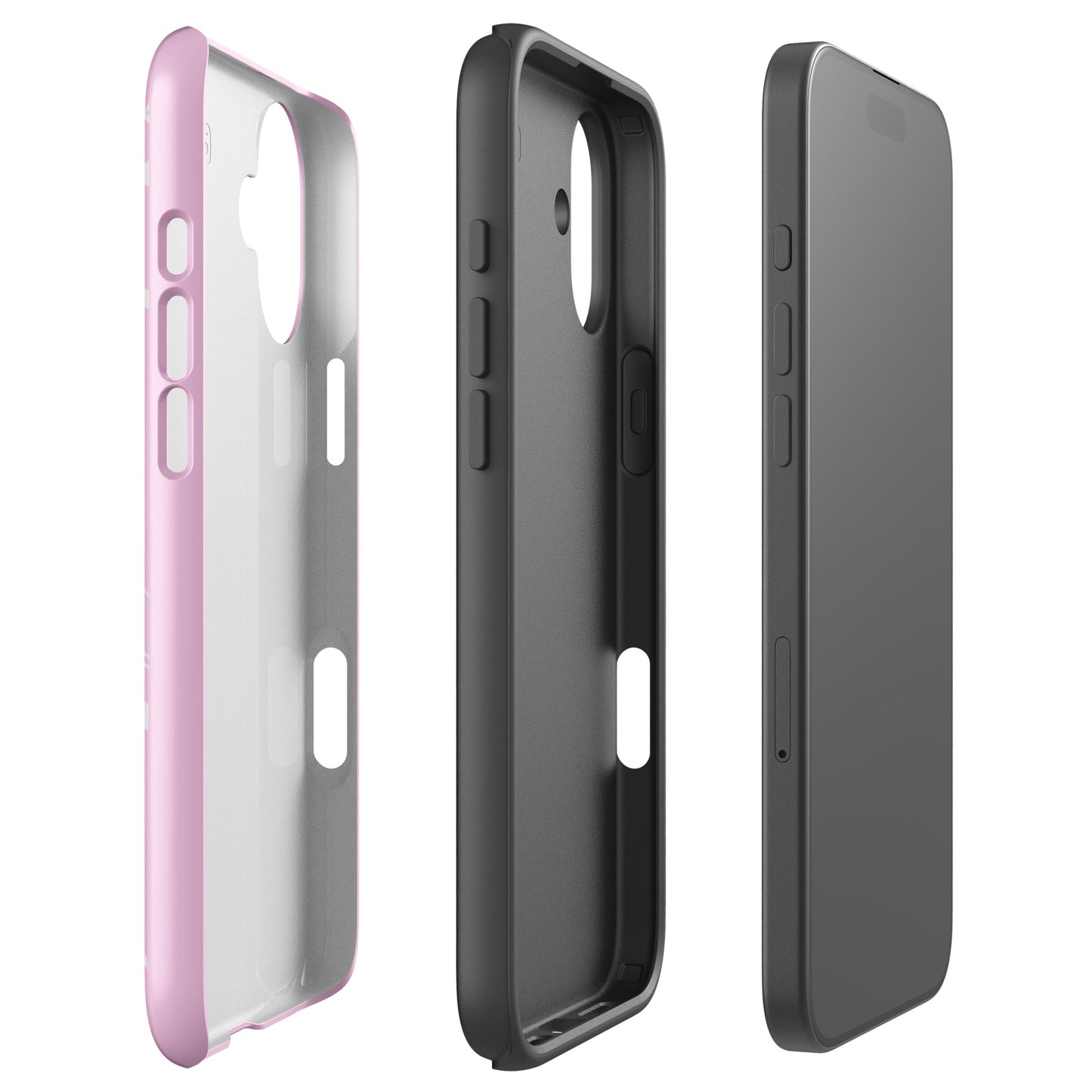 Pink and White Y2K Aesthetic Butterfly Swirl Phone Case - kasebby