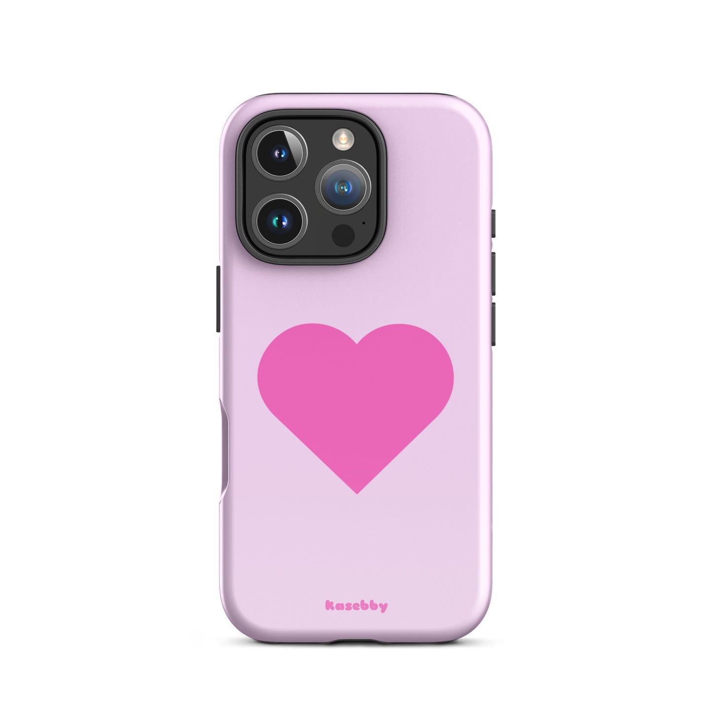 Pink Heart Cute Aesthetic Phone Case – Girly Protective iPhone Cover