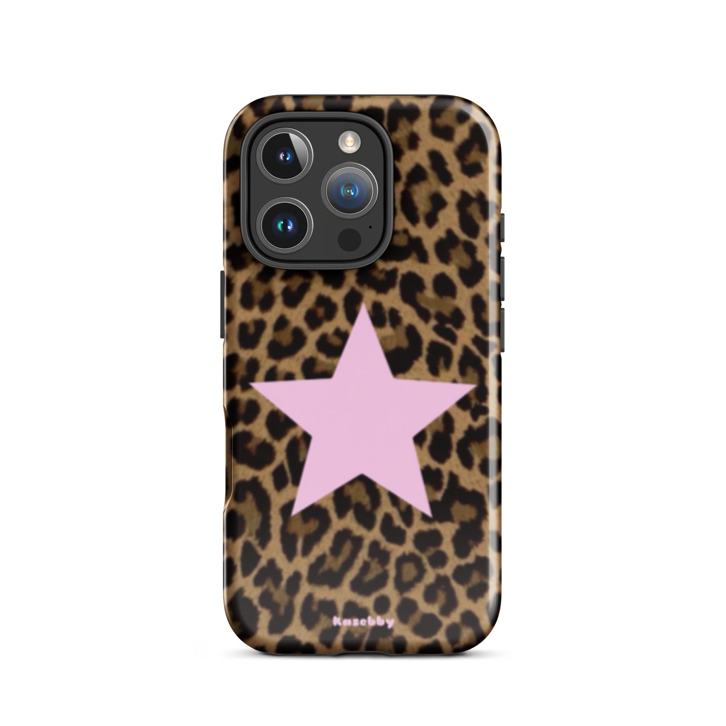 Leopard Print 2000s Mcbling Aesthetic Case For iPhone - kasebby