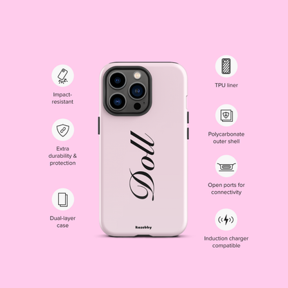 Pink Doll Coquette Aesthetic Phone Case