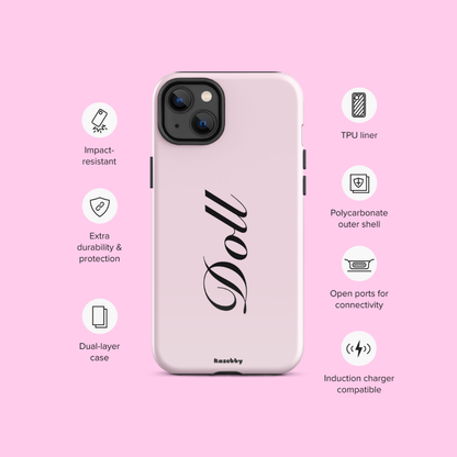 Pink Doll Coquette Aesthetic Phone Case
