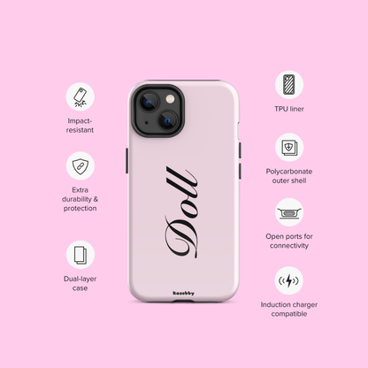 Pink Doll Coquette Aesthetic Phone Case