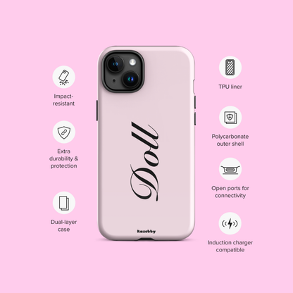 Pink Doll Coquette Aesthetic Phone Case