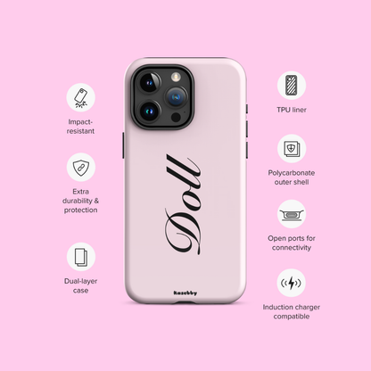 Pink Doll Coquette Aesthetic Phone Case