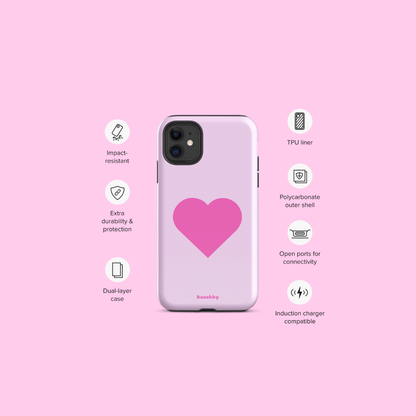 Pink Heart Phone Case – Phone Case Specs
