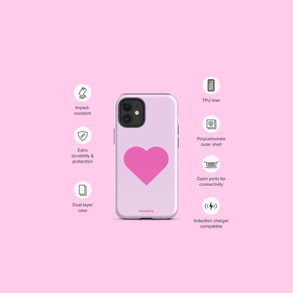 Pink Heart Phone Case – Phone Case Specs