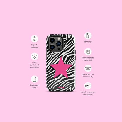 Zebra Print McBling Phone Case – Phone Case Specs