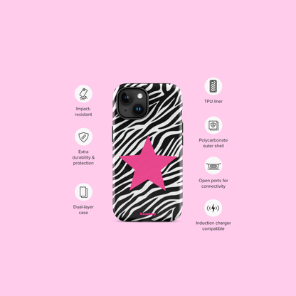 Zebra Print McBling Phone Case – Phone Case Specs