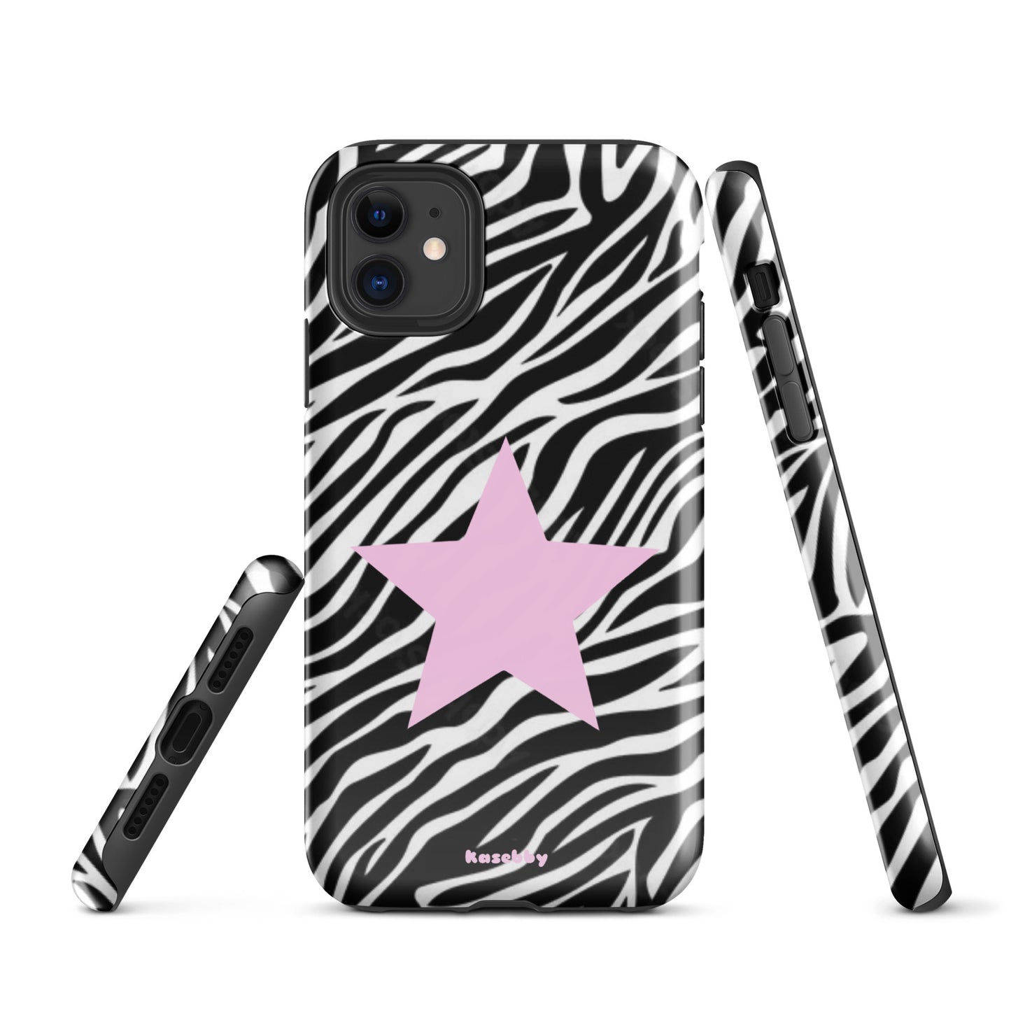 Zebra Print 2000s Mcbling Aesthetic Case For iPhone - kasebby