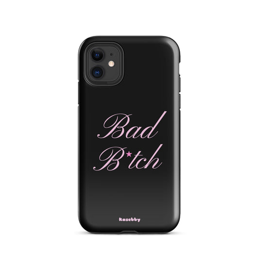 Pink and Black Baddie Aesthetic Phone Case – Cute Y2K Protective Cover for iPhone