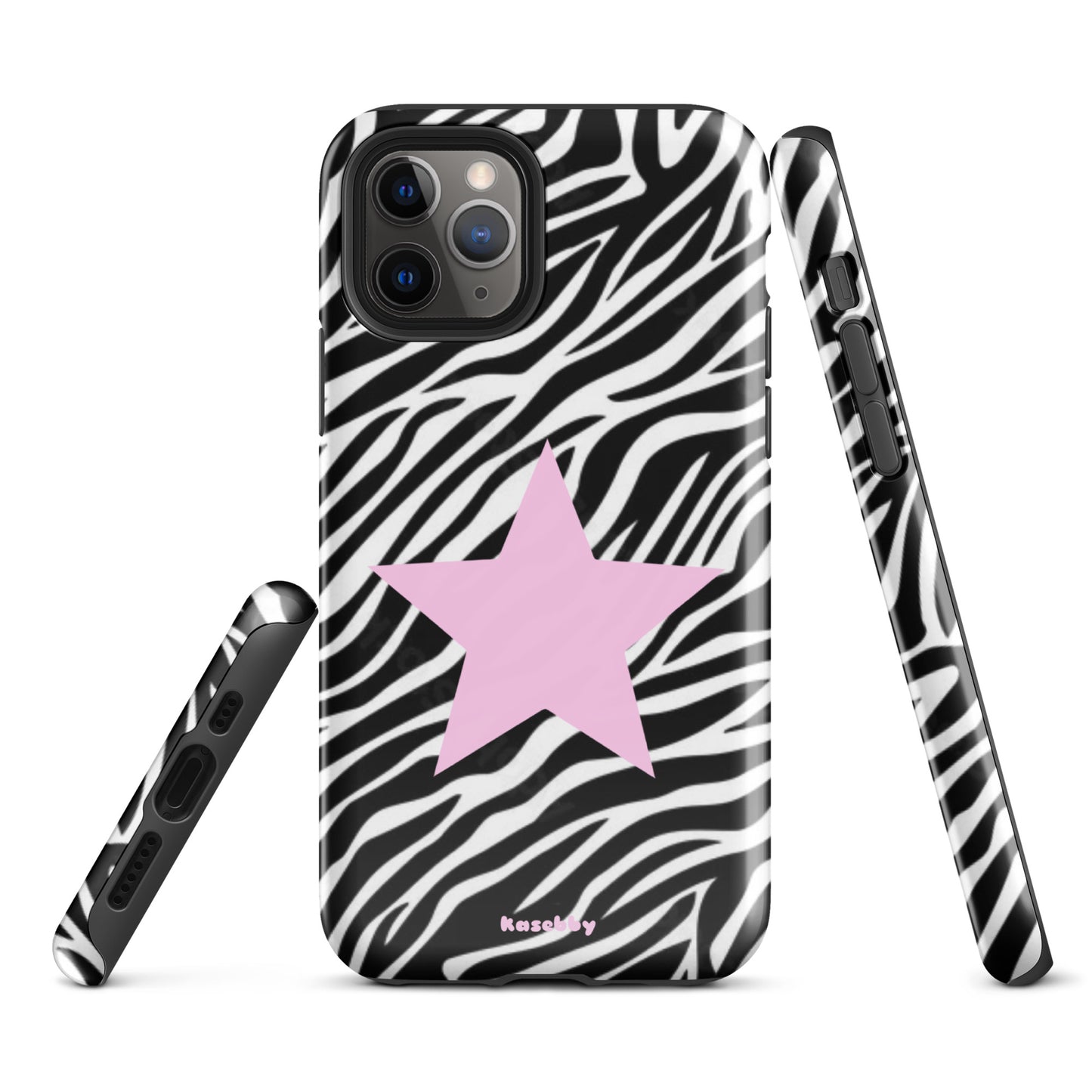 Zebra Print 2000s Mcbling Aesthetic Case For iPhone - kasebby