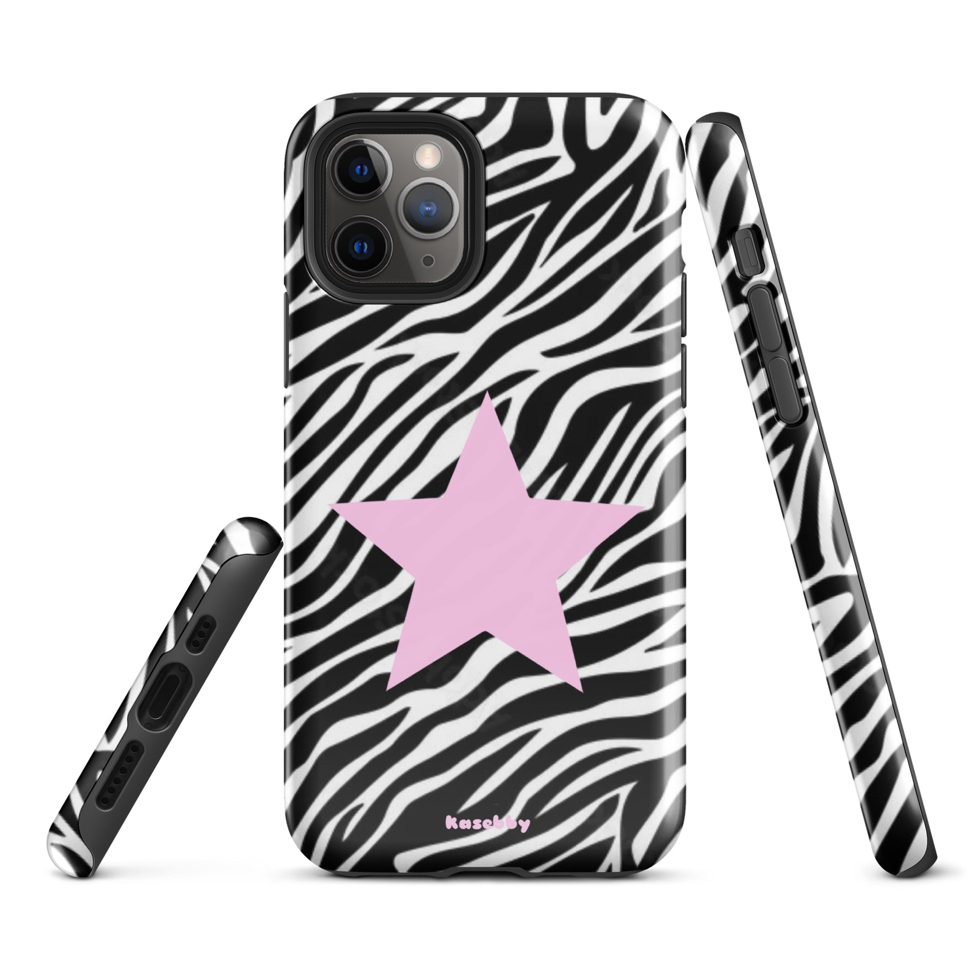Zebra Print 2000s Mcbling Aesthetic Case For iPhone - kasebby