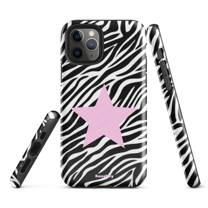Zebra Print 2000s Mcbling Aesthetic Case For iPhone - kasebby
