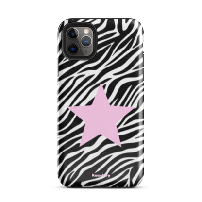 Zebra Print 2000s Mcbling Aesthetic Case For iPhone - kasebby