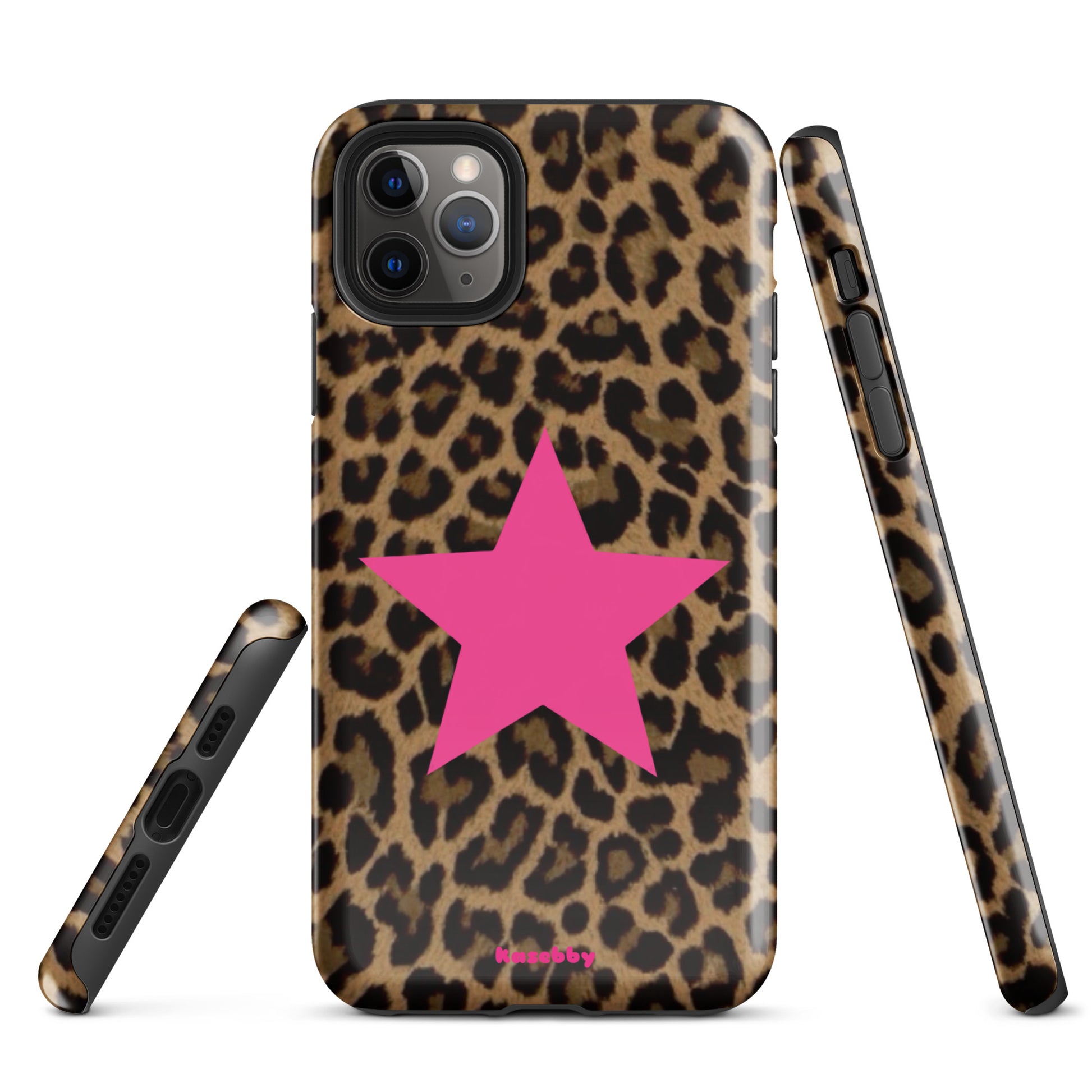 Leopard Print 2000s Mcbling Aesthetic Case For iPhone - kasebby