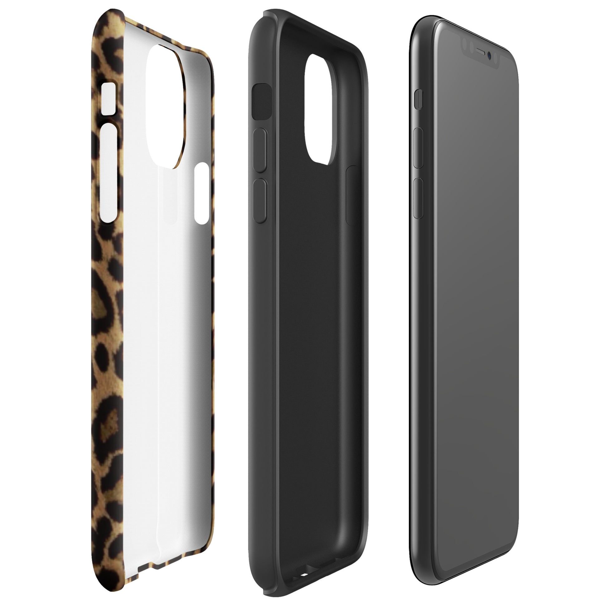 Leopard Print 2000s Mcbling Aesthetic Case For iPhone - kasebby