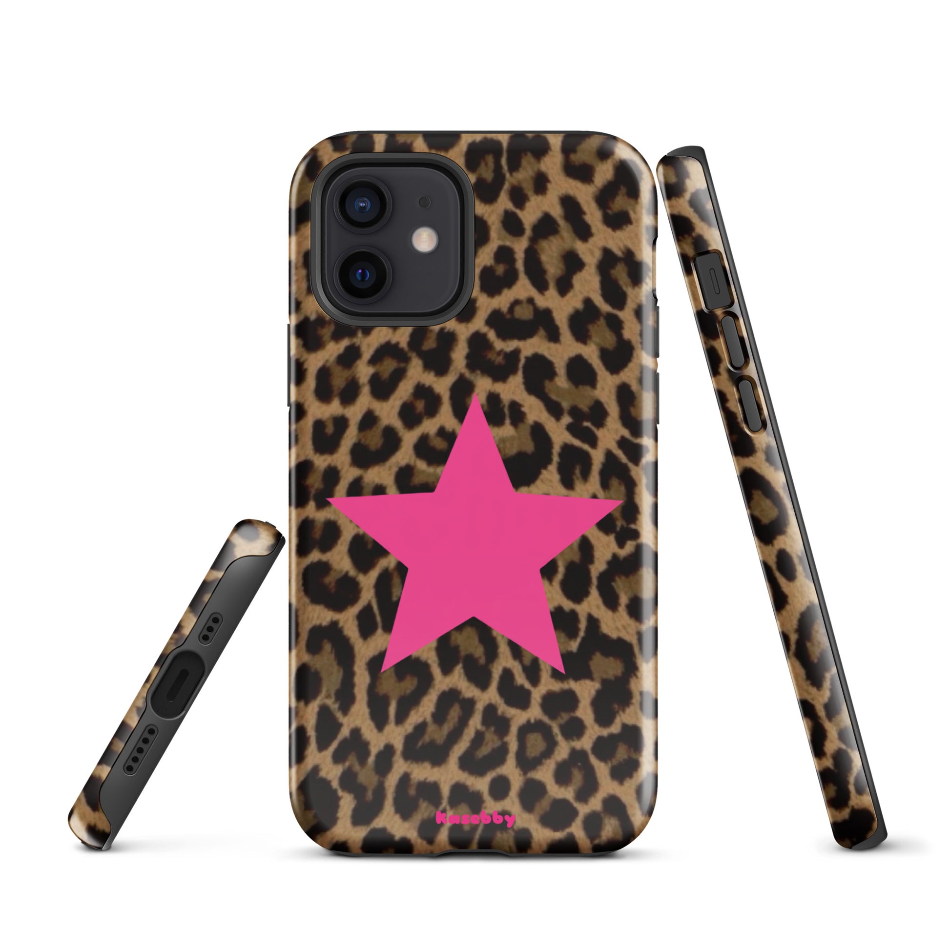 Leopard Print 2000s Mcbling Aesthetic Case For iPhone - kasebby