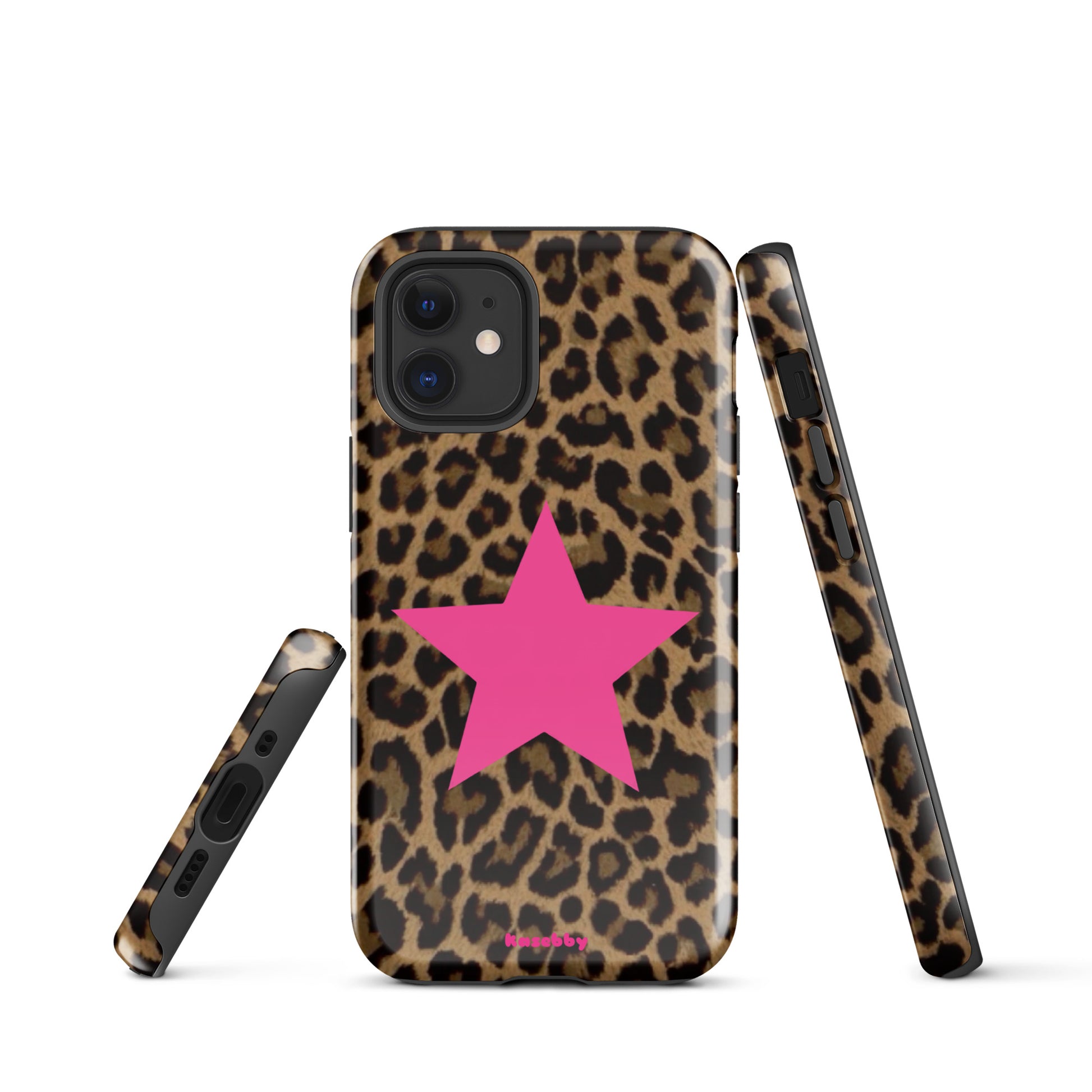 Leopard Print 2000s Mcbling Aesthetic Case For iPhone - kasebby