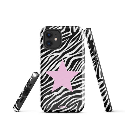 Zebra Print 2000s Mcbling Aesthetic Case For iPhone - kasebby