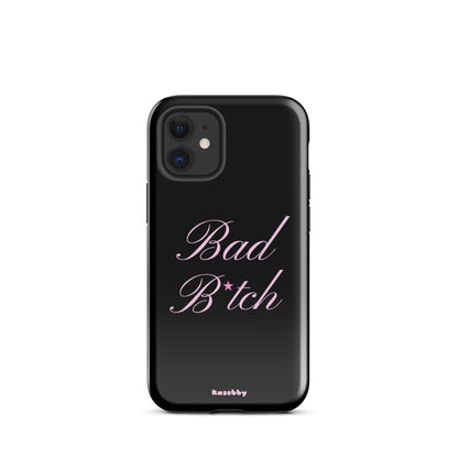 Pink and Black Baddie Aesthetic Phone Case – Cute Y2K Protective Cover for iPhone