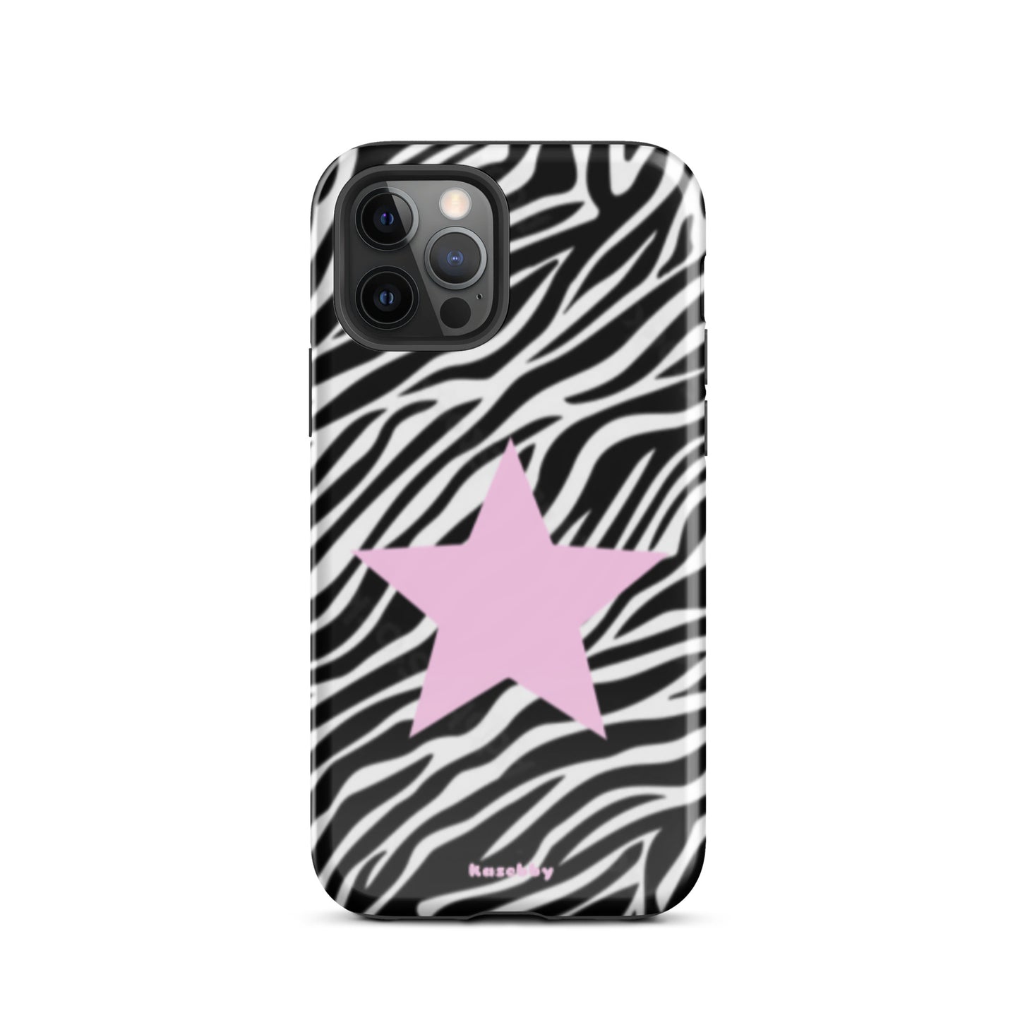 Zebra Print 2000s Mcbling Aesthetic Case For iPhone - kasebby