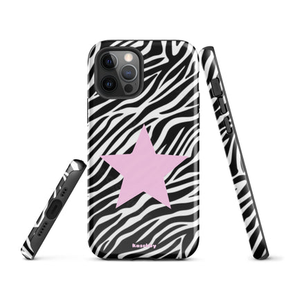 Zebra Print 2000s Mcbling Aesthetic Case For iPhone - kasebby