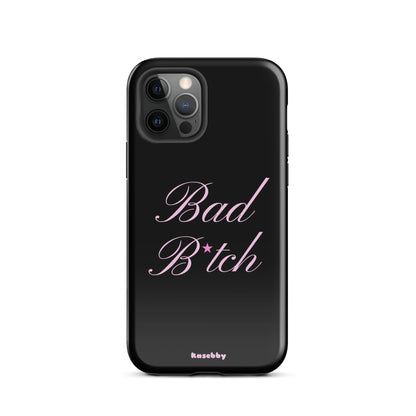 Pink and Black Baddie Aesthetic Phone Case – Cute Y2K Protective Cover for iPhone