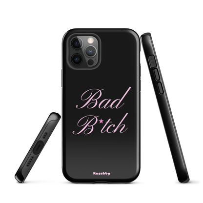 Pink and Black Baddie Phone Case - kasebby