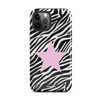 Zebra Print 2000s Mcbling Aesthetic Case For iPhone - kasebby