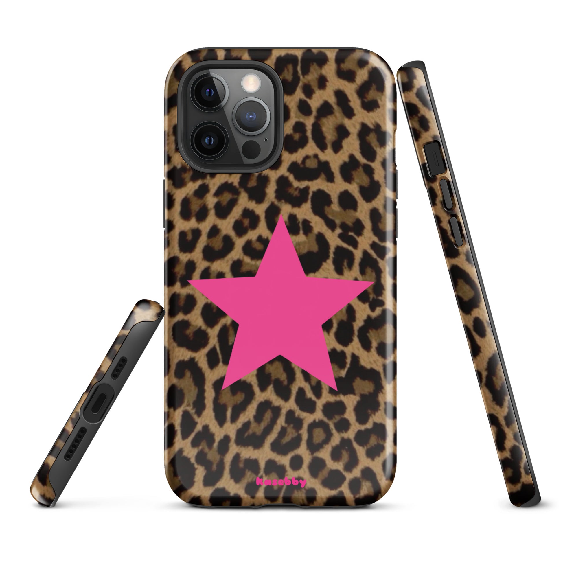 Leopard Print 2000s Mcbling Aesthetic Case For iPhone - kasebby