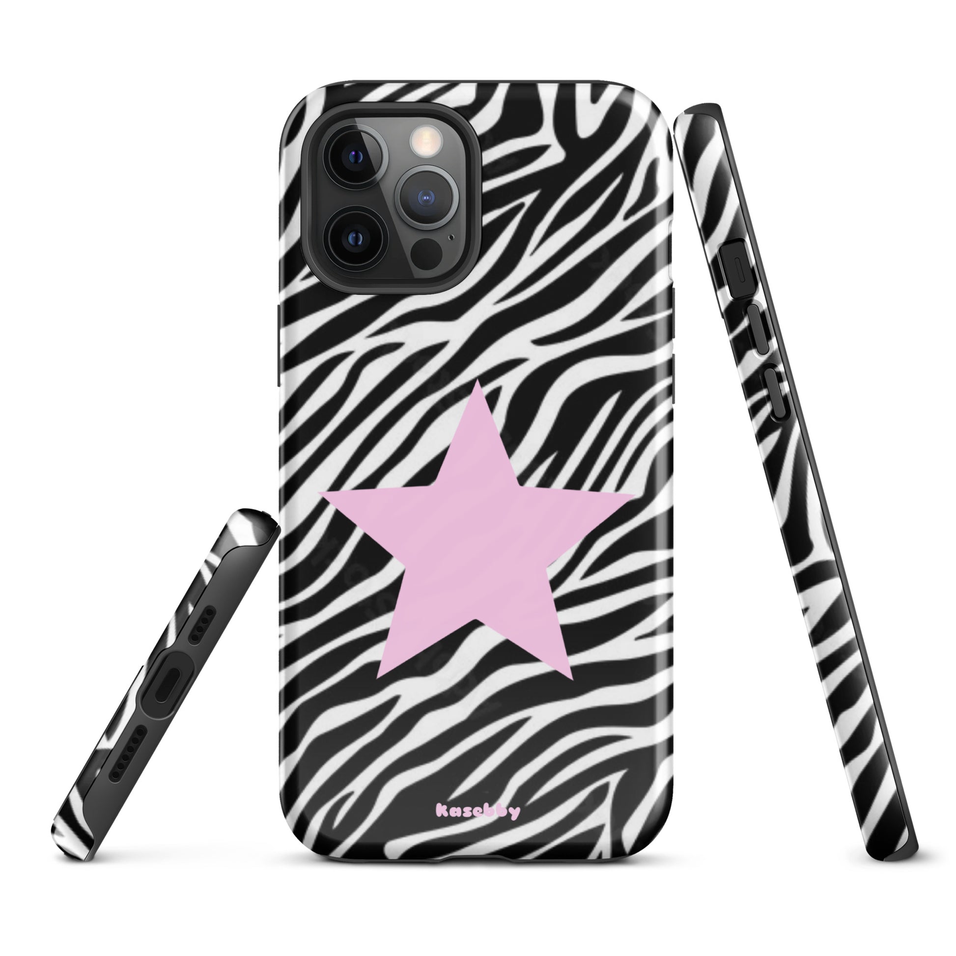 Zebra Print 2000s Mcbling Aesthetic Case For iPhone - kasebby