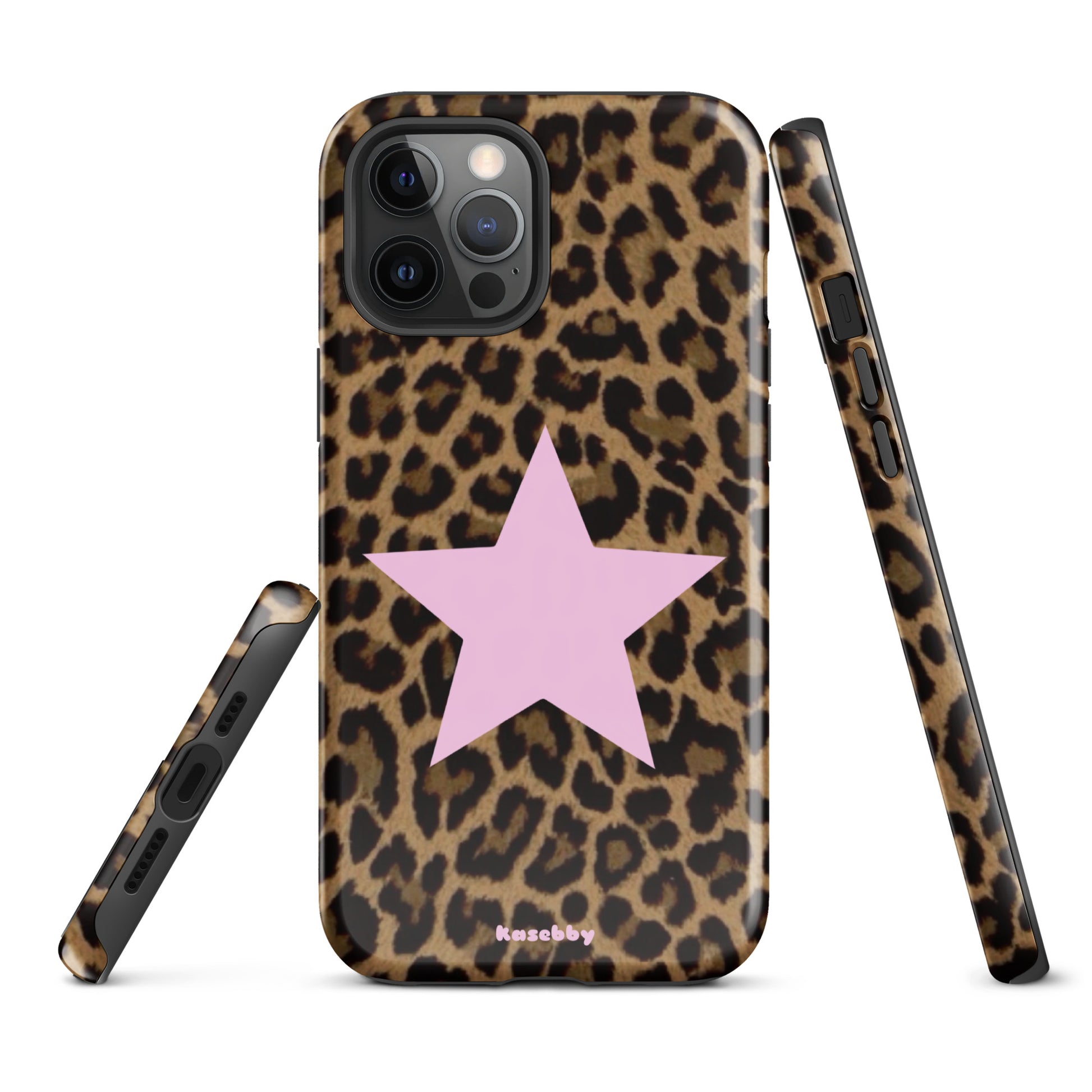 Leopard Print 2000s Mcbling Aesthetic Case For iPhone - kasebby
