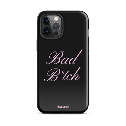 Pink and Black Baddie Aesthetic Phone Case – Cute Y2K Protective Cover for iPhone