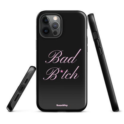 Pink and Black Baddie Phone Case - kasebby