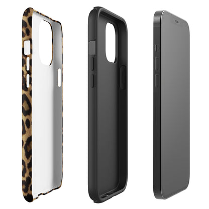 Leopard Print 2000s Mcbling Aesthetic Case For iPhone - kasebby