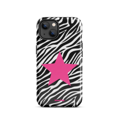 Leopard Print 2000s McBling Aesthetic Phone Case – Trendy Protective iPhone Cover