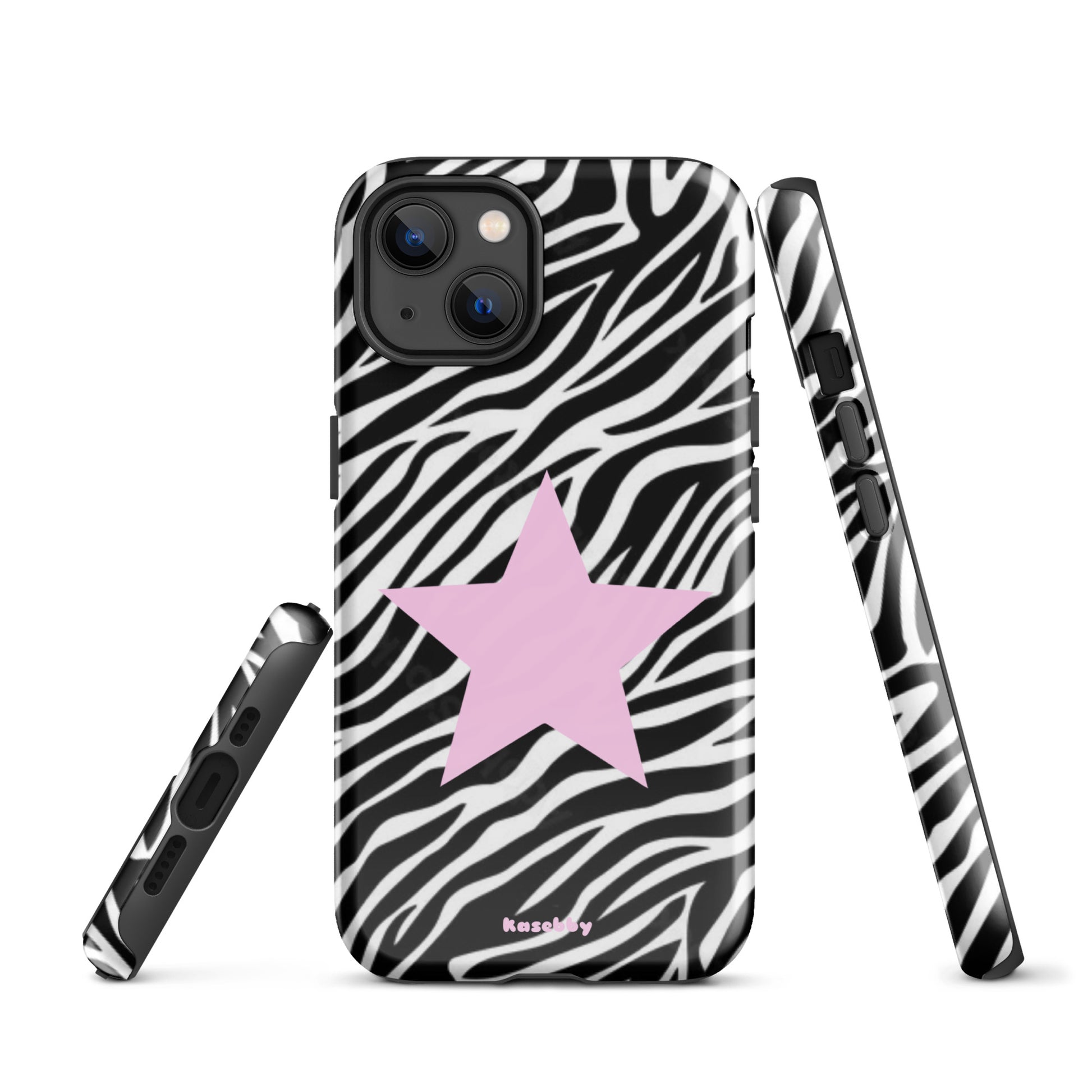 Zebra Print 2000s Mcbling Aesthetic Case For iPhone - kasebby